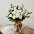 La Primavera Fiori - Mazzo di rose bianche