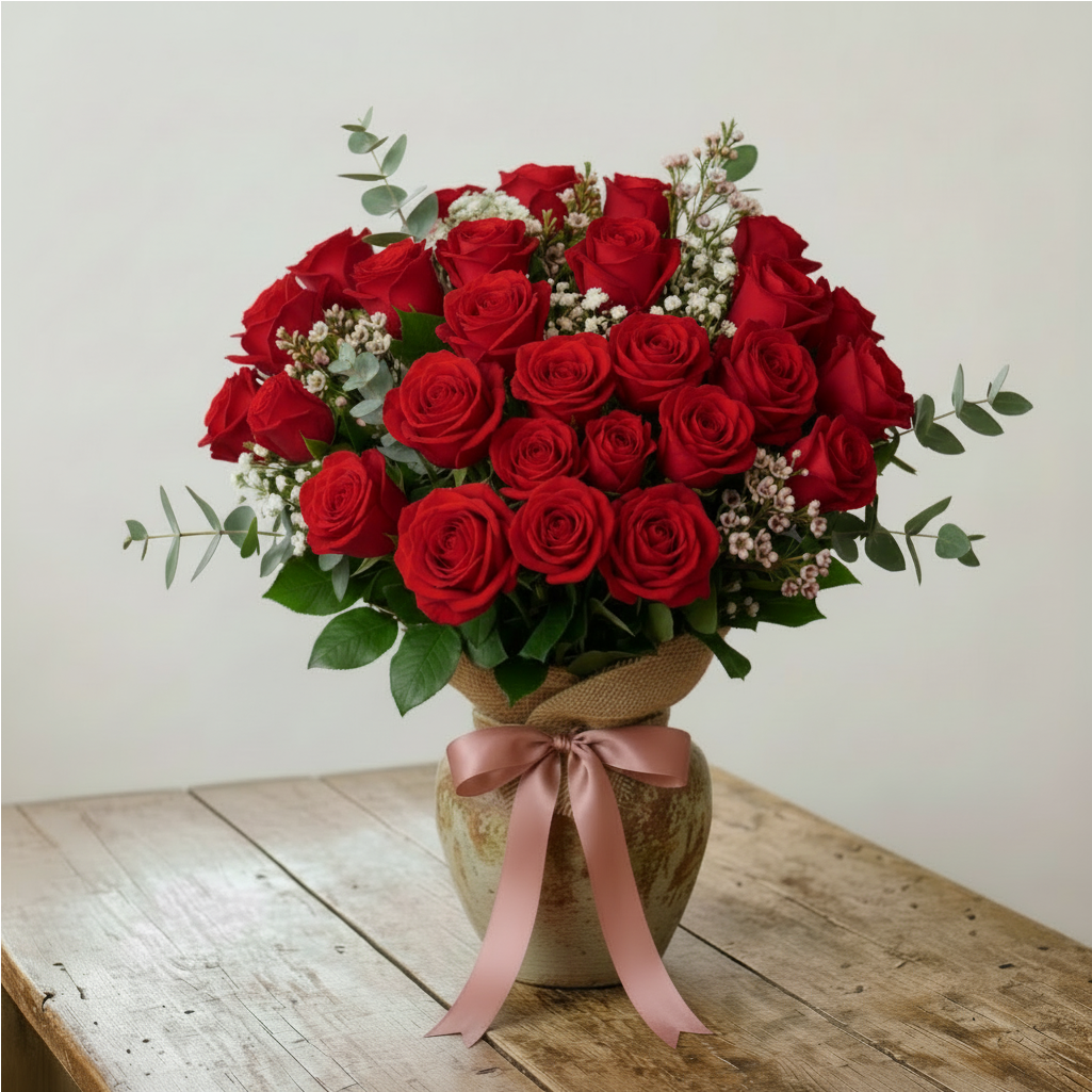 La Primavera Fiori - Mazzo di rose rosse