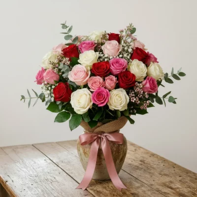 La Primavera Fiori - Mazzo di rose miste